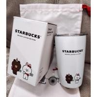 ราคา Starbucks MiiR แก้วน้ำ Line Friends Brown and Cony 12oz. (15020792606)
