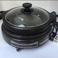 ราคา Toshiba ทึกทน หม้อสุกี้งามส่งออก️แข็งแรง หม้ออเนกประสงค์ 2 ชั้น ผัด ทอด ย่าง เคลือบวัสดุไททาเนียม ไม่หลุดลอก (949266887)