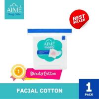 ราคา AIME Cotton Pad 90G, เอเม่ สำลีแผ่นทำความสะอาดผิวหน้าห่อใหญ่ (จำนวน 1 ห่อ) (21864518566)