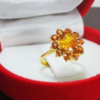 ราคา แหวนบุษราคัมบางกะจะแท้ (2279204316)