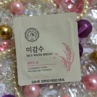 ราคา [The Face Shop Rice Water Bright Cleansing Foam (71019585)