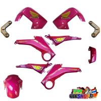 ราคา ชุดสี MSX สีชมพูแก้ว สติกเกอร์ฟอยล์ทอง 10 ชิ้น แฟริ่งชุด สติกเกอร์ติดรถ สติ๊กเกอร์ สติกเกอร์ แต่ง 239 SHOP2 (13892146411)