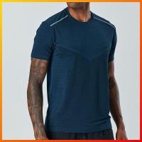 ราคา Lululemon ใหม่ เสื้อกีฬา โยคะ แขนสั้น สไตล์ยุโรปและอเมริกา สําหรับผู้ชาย เหมาะกับการวิ่ง ฟิตเนส a19 (16451954516)