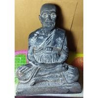 ราคา หลวงปู่ทวดเหยียบน้ำทะเลจืด พระบูชาปูนปั้นผสมผงใบลาน หน้าตัก๕นิ้ว( 6x8 นิ้ว ) วัดปราสาทบุญญาวาส สร้างปี ๒๕๐๖ (11792269124)