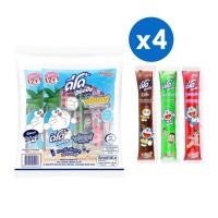 ราคา Deedo Ice lolly Drink Flavoured ดีโด้ เครื่องดื่มหวานเย็นกลิ่นต่างๆ1แพค 840 มล.(35มล.x24หลอด)คละรส โคล่า,สละ,ครีมโซดา x4 (19419789974)