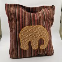 ราคา กระเป๋าสะพายลายช้างไทย (9452763883)