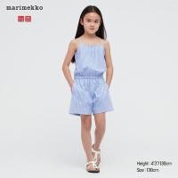 ราคา UNIQLO x Marimekko kids one piece jump size 150 จั๊มเด็ก จั๊มสูทเด็ก แบรนด์ยูนิโคล่ มาริเมโกะ สีฟ้าลายริ้ว สายเดี่ยว (17594939497)