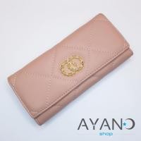 ราคา กระเป๋าสตางค์ใบยาว 3พับ Tailian (สีชมพู) + พร้อมกล่อง (19755194478)