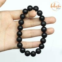 ราคา Aomthong กำไลหิน นิลดำ ขัดด้าน หินโอนิกซ์ Matte Onyx ขนาด 10 มม. หินนิลดำ หินสี กำไลหินนำโชค (7429531795)