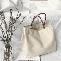 ราคา ใบใหญ่/ของแท้Minimal Canvas Bag กระเป๋าผ้าสไตล์มินิมอล (321321097)