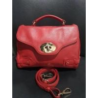 ราคา กระเป๋าแบรนด์ Double M Milano แท้ หนังแท้สีแดงสวย มีสายยาว ขนาดอยู่ที่ 11 นิ้ว หนังสวย เจ้าของขายเอง 350 บาทค่ะ (20385052595)