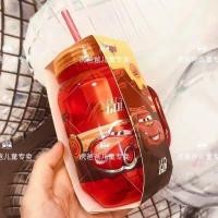 ราคา แก้วน้ำ แก้วน้ำพลาสติกลายการ์ตูน แบบมีหูจับ พร้อมฝาปิดและหลอด สินค้าพร้อมส่ง 4 ลาย ขนาด 450 ml (9368685658)