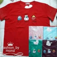 ราคา เสื้อผ้าเด้งรีดเพชรตรงแขน ตัวการ์ตูนงานปักแน่นๆนะคะ ผ้านิ่มเด้ง งานเข้าใหม่สวยมากนะจ้ะ (1683970177)