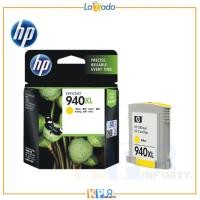 ราคา HP 940XL High Yield Ink Cartridge C4909AA (Yellow) - (Genuine guarantee) สินค้าแท้รับประกันศูนย์ (904693700)