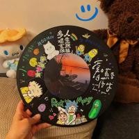 ราคา แผ่นเสียงไวนิล รูปกราฟฟิติ ของขวัญวันเกิด สําหรับตกแต่งโต๊ะ (20026077937)