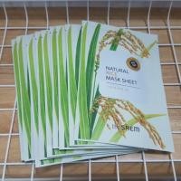 ราคา แผ่นมาส์กหน้า The Saem Natural Rice Mask Sheet (2318780791)