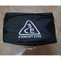 ราคา กระเป๋าเครื่องสำอาง 3CE กันน้ำ สีดำ มือ1 (780812118)