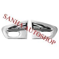 ราคา ครอบแก้มข้างโครเมียม Side Vent Mitsubishi Pajero Sport ปี 2008,2009,2010,2011,2012,2013,2014 งาน L สำหรับรถมีไฟแก้ม (2855310954)