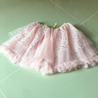 ราคา กระโปรงฟรุ้งฟริ้ง ลายดาว ผ้าบาง ๆ มือสอง H&M ไซส์ 4-8Y (9915338701)