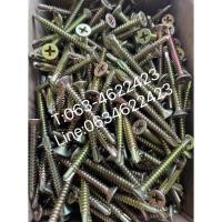 ราคา สกรูปลายสว่านหัวเตเปอร์ สีรุ้ง (10496037701)