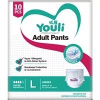ราคา YOULI กางเกงผ้าอ้อมผู้ใหญ่ 10 ชิ้น Flash sale (22174786309)