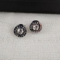 ราคา ต่างหู BVLGARI แบบติดหูหน้าเพชร เพชร CZ เกรด 5A ตัวเรือนสแตนเลสแท้ ก้านเงิน สีเงินวาวๆตลอดอายุการใช้งาน ขนาด 0.5 Cm. (4633459588)