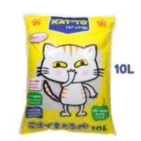 ราคา ทรายแมว Katto แคทโตะ ขนาด 10 ลิตร ทรายแมวอนามัย กลิ่นแอปเปิ้ล (18785143930)