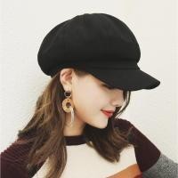 ราคา หมวกเบเร่ต์ Beret hat หมวกเบเร่ต์ สีพื้น สำหรับผู้ชาย สไตล์วินเทจ (23720049768)