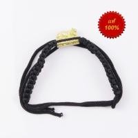 ราคา สร้อยข้อมือถัก ขนาดผู้หญิง ฟรีไซด์ หลวงพ่อเปิ่น วัดบางพระ (สีดำ) (2278064714)
