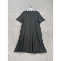 ราคา 7.Uniqlo สภาพ 95% ผ้าฝ้ายผสม มีกระเป๋าข้าง L อก 38-40 สะโพก 46-50 ยาว 36 32 (19695510295)