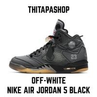 ราคา OFF-WHITE X NIKE AIR JORDAN 5 BLACK (18672296007)