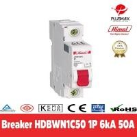 ราคา Plusmaxcorp Himel Miniature Circuit Breaker(MCB) เบรกเกอร์ HDB3WN1C50 1P 6kA 50A (4427717133)