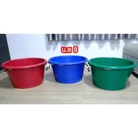 ราคา กะละมัง น.ส. ตรางู เบอร์ 8 ความจุ 46 ลิตร กะละมังตรางู กะละมัง นส8 มีหูหิ้ว (21167339117)
