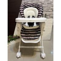 ราคา เก้าอี้ไฮแชร์ (เก้าอี้ทานข้าว & เปลไกวกล่อมนอน) ยี่ห้อ KATOJI สีเทาดำพร้อมซัพพอร์ต (3720151530)