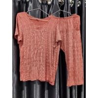 ราคา ชุดนอน onono สีส้มฟรีไซส์ (10698663970)