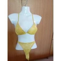 ราคา บิกินี่ สีเหลืองวิบวับ ไซส์ M (22272426716)