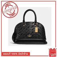 ราคา กระเป๋า Coach แท้ รุ่นF27597 สีดำหนังแก้ว กระเป๋า Coach พร้อมส่ง การันตีของแท้ โดย Coach By Gift ไม่แท้ยินดีคืนเงิน (2282972007)