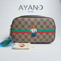 ราคา กระเป๋าสะพาย Daivd Duke (TTWN BEAR) (แถบเขียวแดง) แถม ปอมสีทอง 1พ่วง (10921787220)