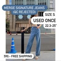 ราคา ส่งต่อกางเกง merge ignature jeans 01 เป็นรุ่น qc rejected (22221042483)