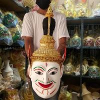 ราคา [AMU]O1เศียรพระอิศวร หรือพระศิวะ 3 ตา งานปิดทองลงสี งานเรซิ่นแข็งแรง พร้อมขาตั้งเศียร ขนาดครอบหัวได้ ผ่านพิธีปลุกเสกแล้ว (22445683741)