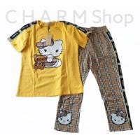 ราคา ชุดเซทผ้าเด้ง ปักเพชร Kitty บลูเบอรี่ XL (5442089521)