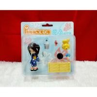 ราคา (โมเดล+พร็อพ+Box)พิ้งกี้:เซนต์ Pinky Street (ピンキーストリート)ชุดฟิกเกอร์โมเดลอนิเมะเด็กผู้หญิงชุดยูกาตะ(ท่านั่ง)เทศกาลดอกไม้ไฟ (18968165856)