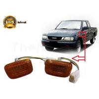 ราคา *แนะนำ* ไฟเลี้ยวข้างแก้ม ไฟข้างแก้ม รุ่น อิซูซุ ISUZU TFR มังกรทอง ปี 1979 - 1999 สีส้ม 1 คู่ รวมชุดสายไฟ*** (23342976403)