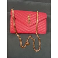 ราคา YSL woc red bag มือสอง (12874432126)
