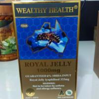 ราคา wealthy health royal jelly 1000mg (3397011)