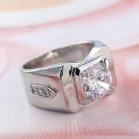 ราคา แหวนเพชร แหวนชุบทองคำขาว (604516021)