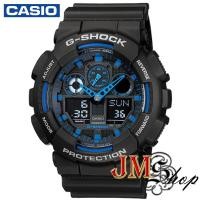 ราคา Casio G-Shock นาฬิกาข้อมือสุภาพบุรุษ สายเรซิน รุ่น GA-100-1A2DR - สีดำ (6750231356)