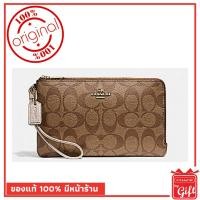 ราคา กระเป๋า Coach แท้ รุ่นF16109 (L 2 Zip ) กระเป๋า Coach พร้อมส่ง การันตีของแท้ โดย Coach By Gift ไม่แท้ยินดีคืนเงิน (2283060486)