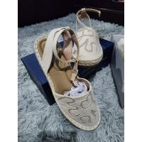 ราคา Minx รุ่น chloe lady รองเท้ารัดข้อ ผ้าลายหัวใจ (25152418352)