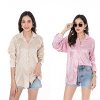 ราคา เสื้อฮาวายผ้าซาตินพิมพ์ลาย (8589050355)